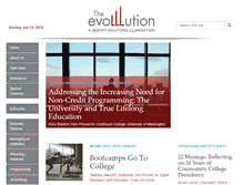 Tablet Screenshot of evolllution.com